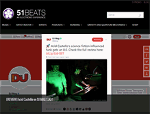 Tablet Screenshot of 51beats.net